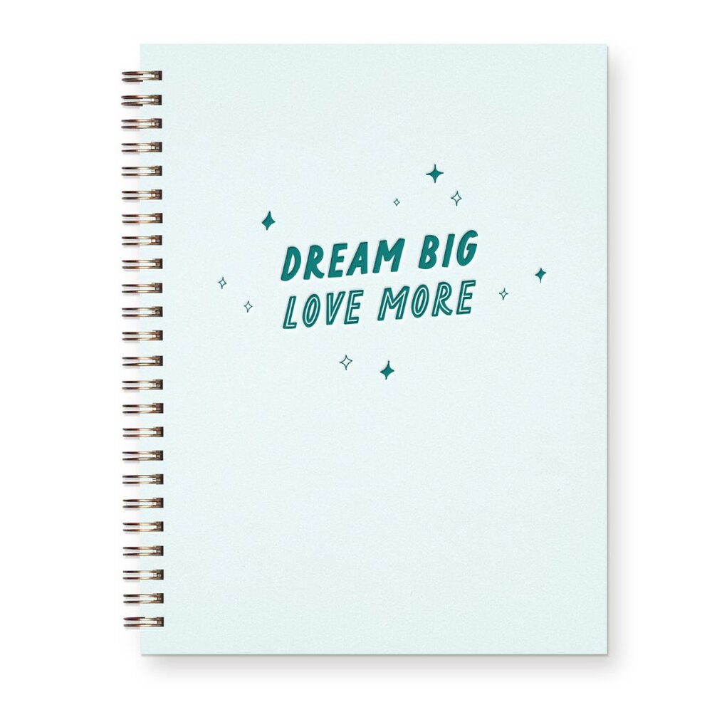🌻 2/$20 "Dream Big Love More" Spiral Notebook - Picture 6 of 6